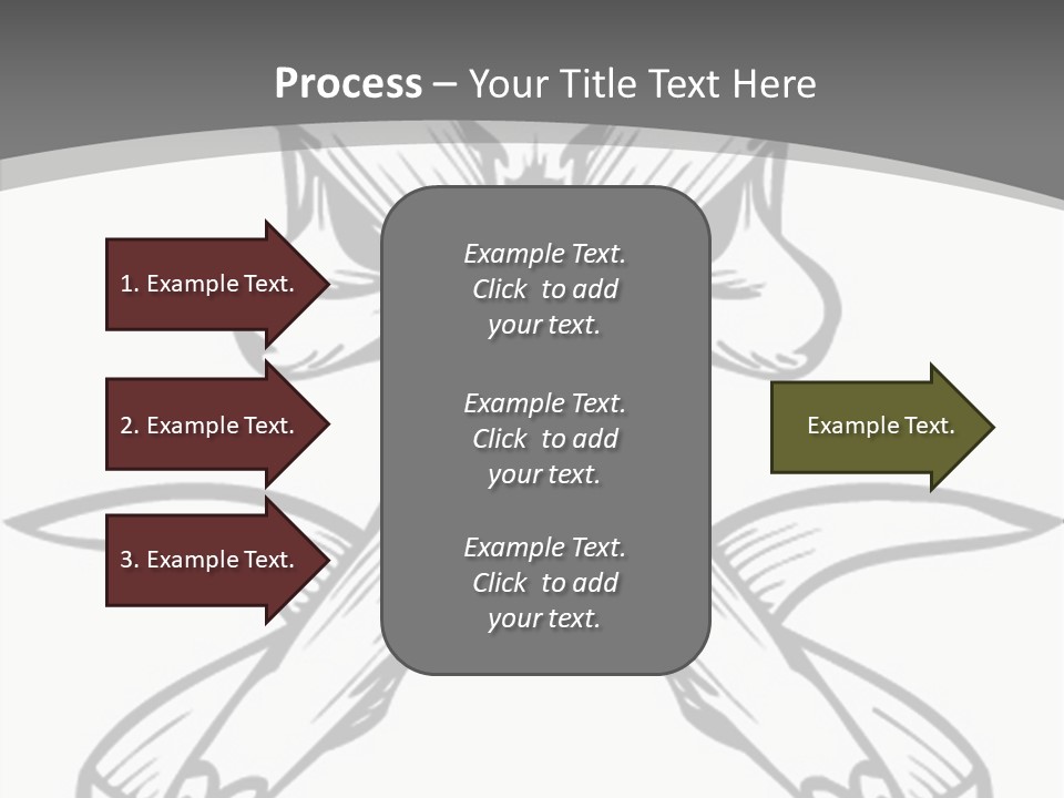 Vector Death Head PowerPoint Template