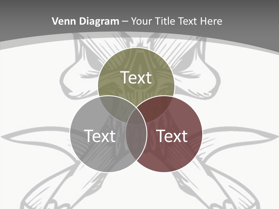 Vector Death Head PowerPoint Template