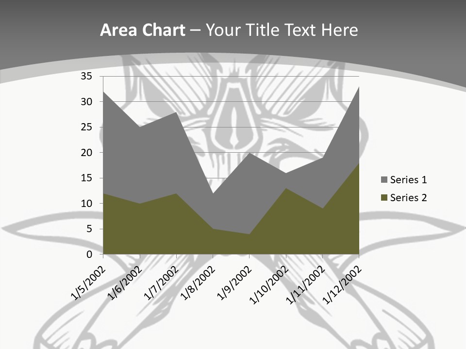 Vector Death Head PowerPoint Template