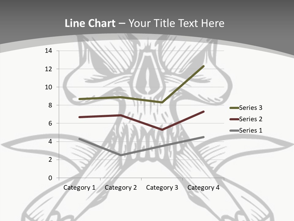 Vector Death Head PowerPoint Template