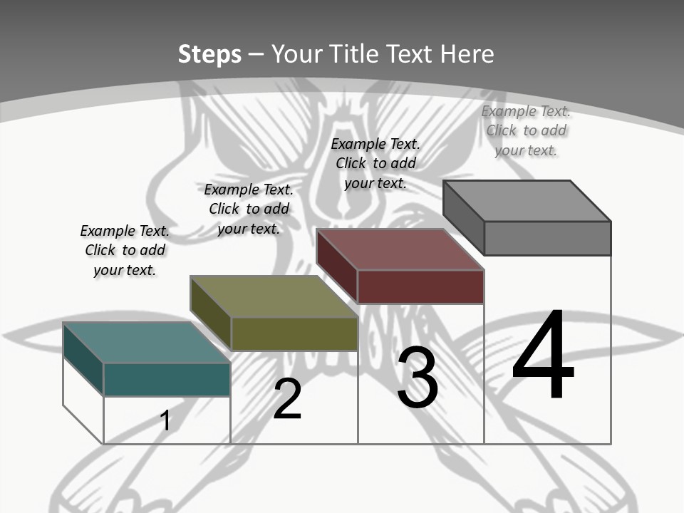 Vector Death Head PowerPoint Template