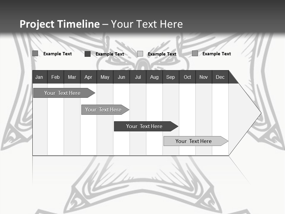 Bones Vector Cross PowerPoint Template