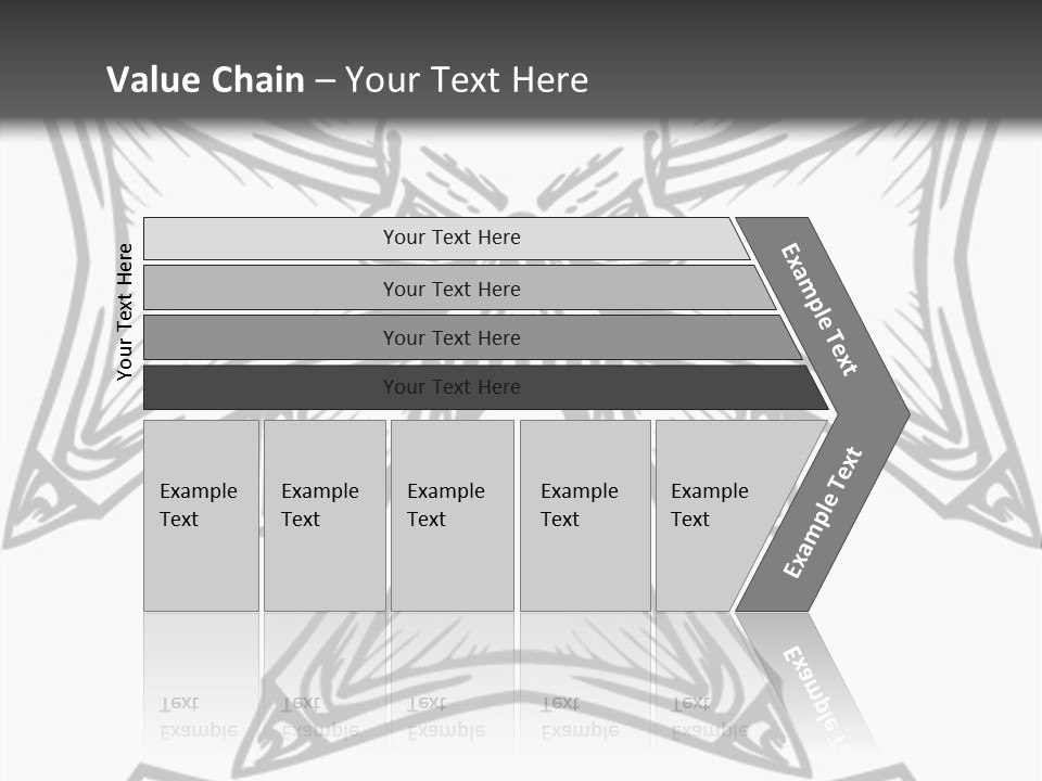 Bones Vector Cross PowerPoint Template