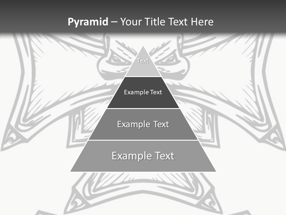 Bones Vector Cross PowerPoint Template