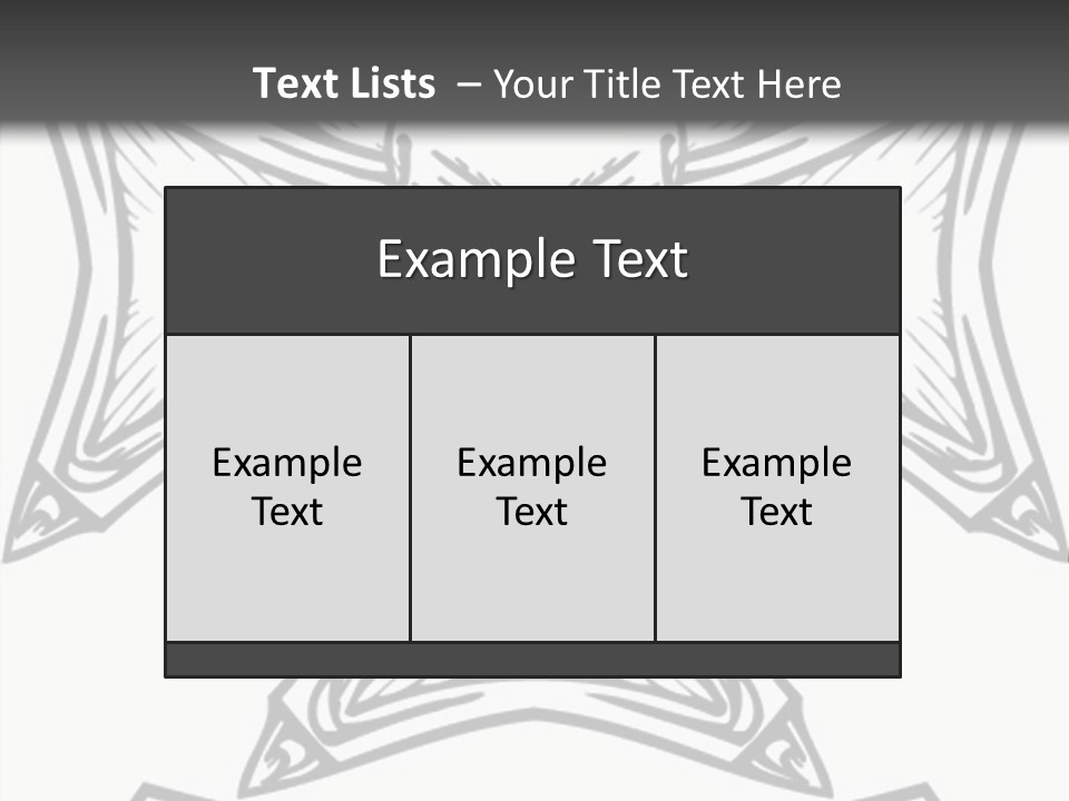 Bones Vector Cross PowerPoint Template