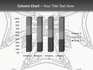 Bones Vector Cross PowerPoint Template