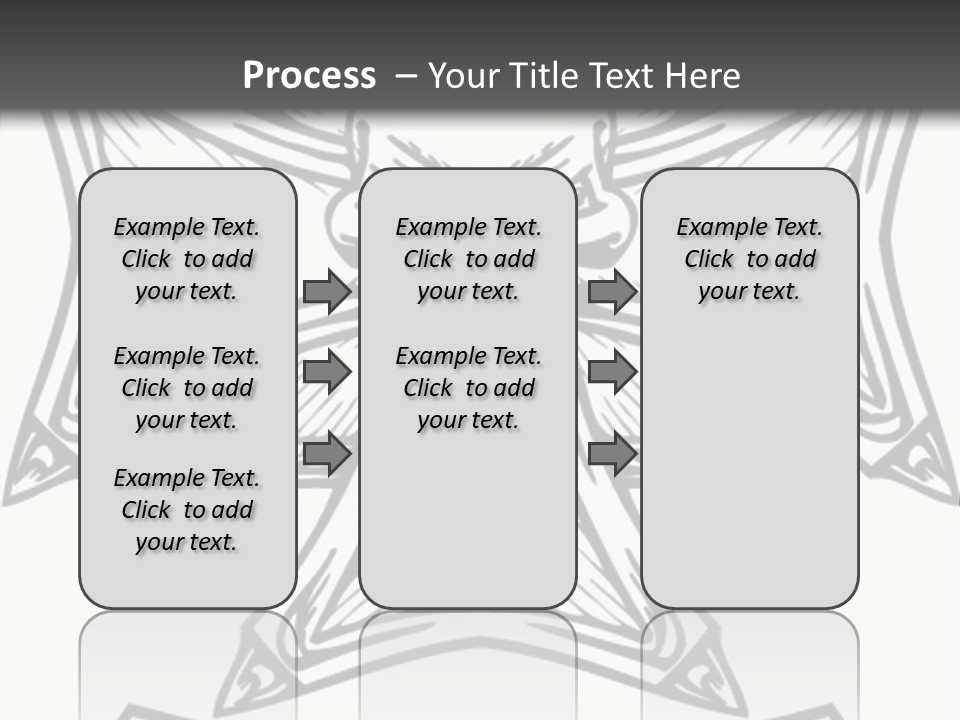 Bones Vector Cross PowerPoint Template