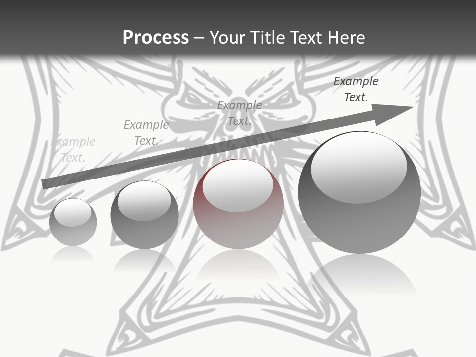 Bones Vector Cross PowerPoint Template