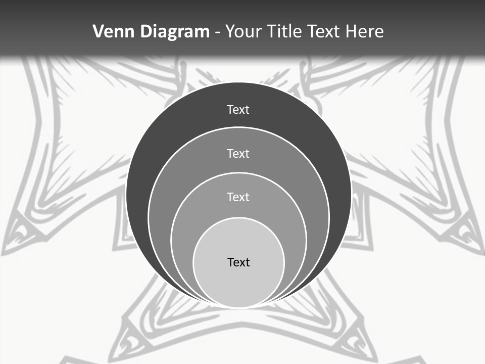 Bones Vector Cross PowerPoint Template