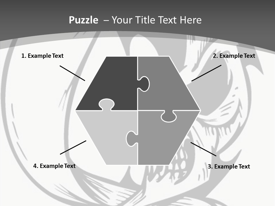 Half Moon Death Corpse PowerPoint Template