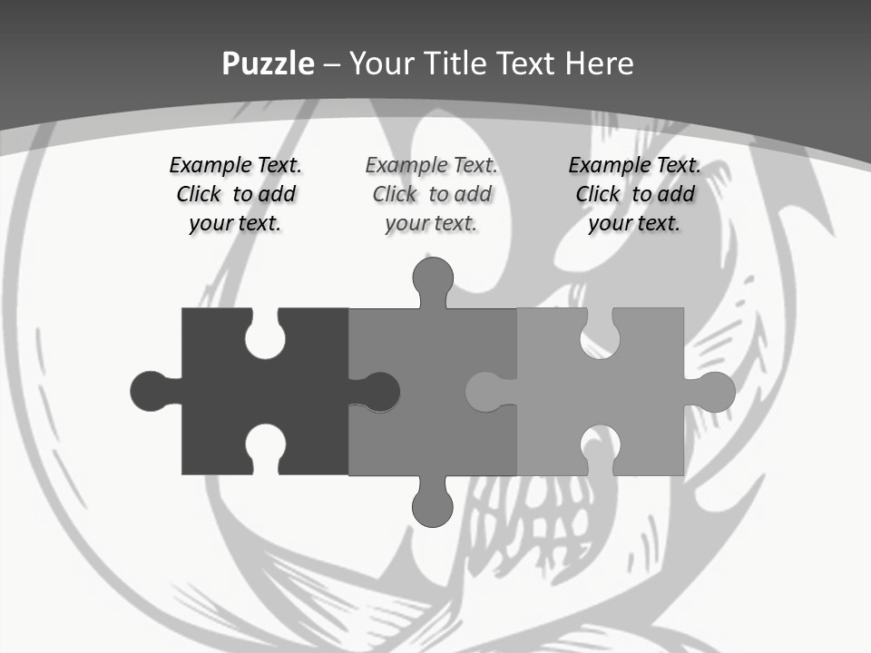 Half Moon Death Corpse PowerPoint Template