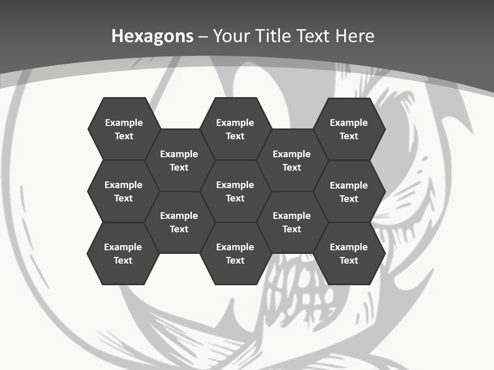 Half Moon Death Corpse PowerPoint Template