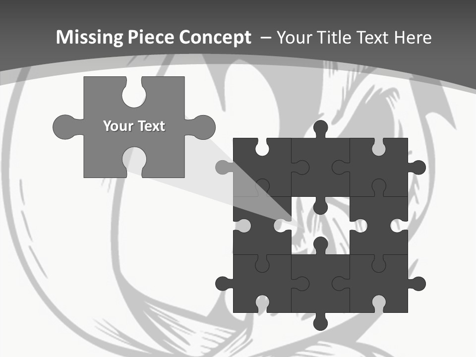 Half Moon Death Corpse PowerPoint Template