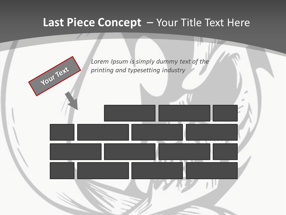 Half Moon Death Corpse PowerPoint Template