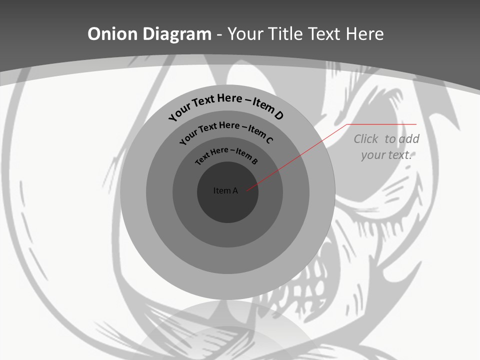 Half Moon Death Corpse PowerPoint Template