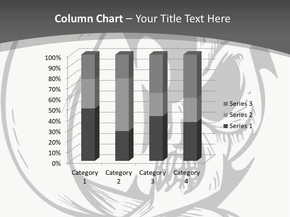 Half Moon Death Corpse PowerPoint Template