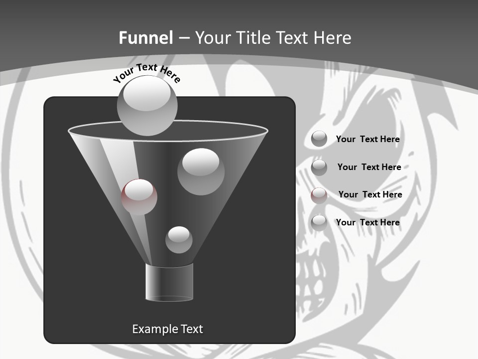 Half Moon Death Corpse PowerPoint Template
