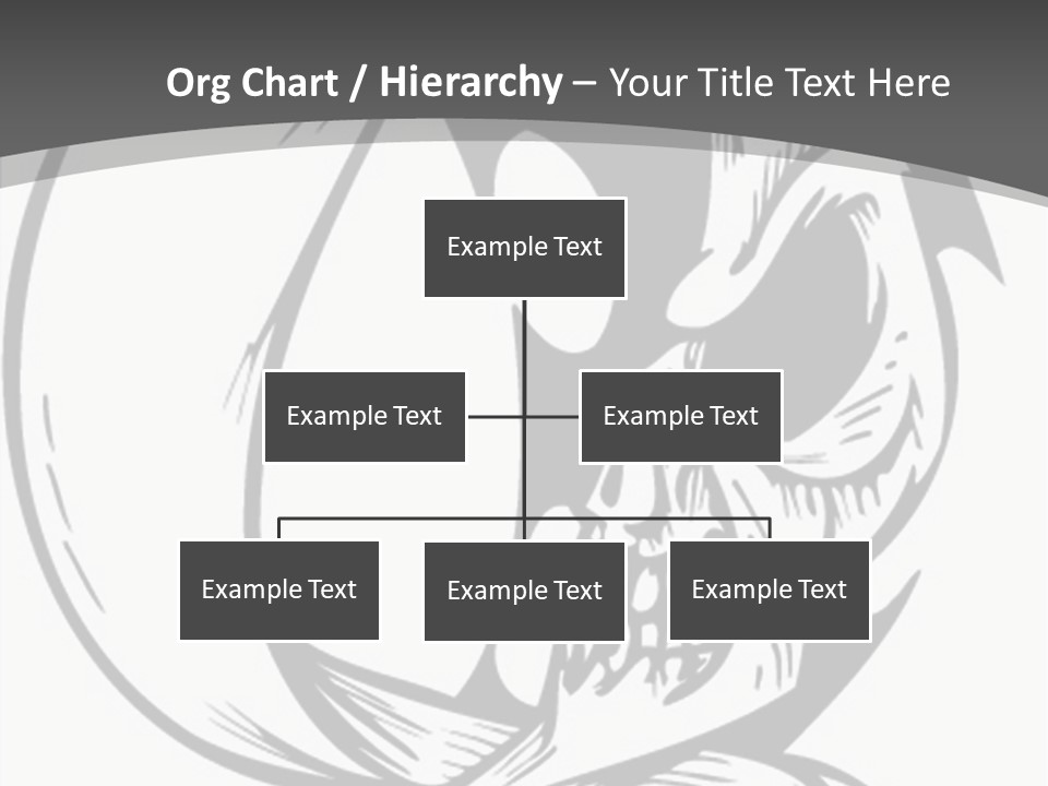 Half Moon Death Corpse PowerPoint Template
