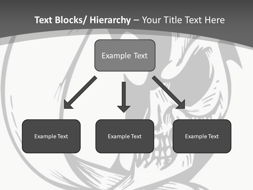 Half Moon Death Corpse PowerPoint Template