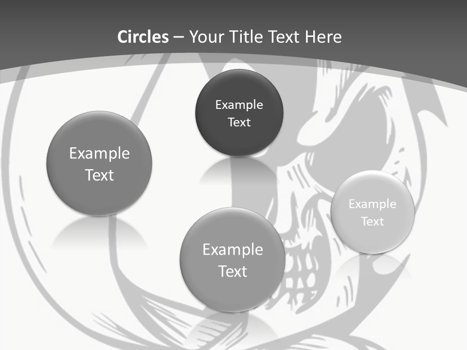 Half Moon Death Corpse PowerPoint Template