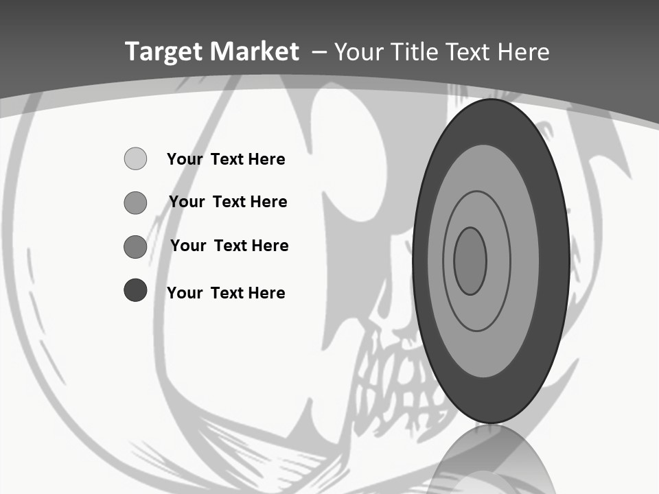 Half Moon Death Corpse PowerPoint Template