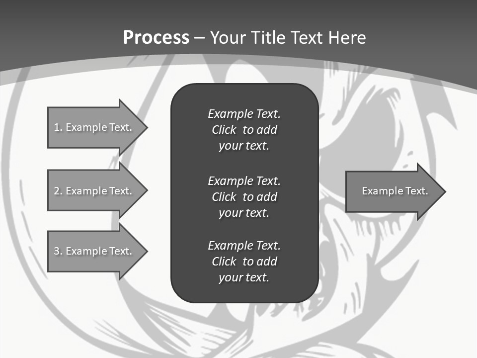 Half Moon Death Corpse PowerPoint Template