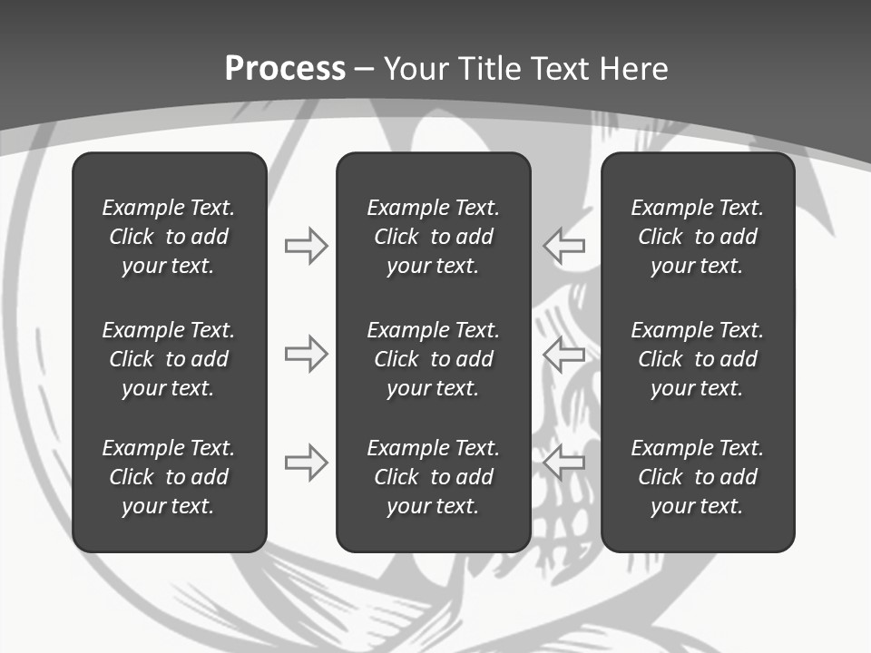 Half Moon Death Corpse PowerPoint Template