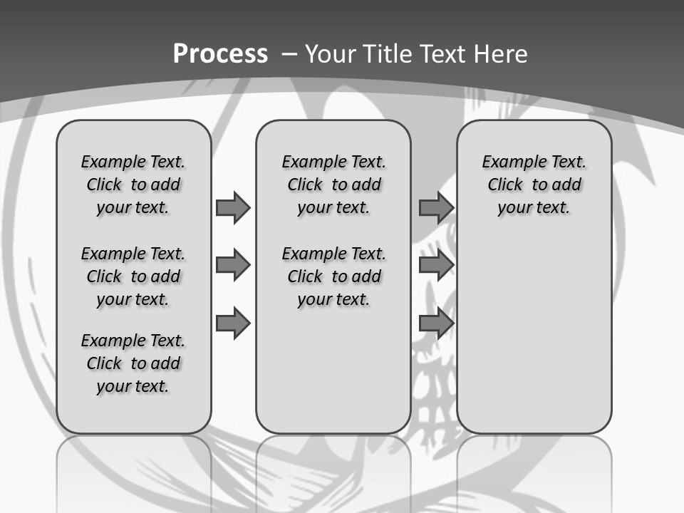 Half Moon Death Corpse PowerPoint Template