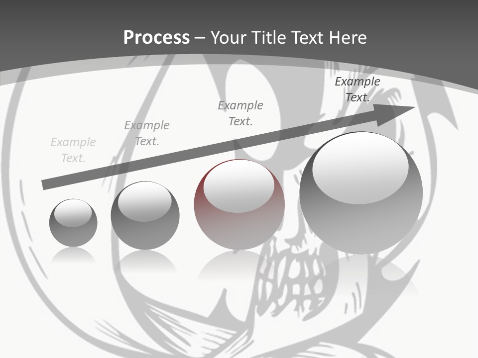 Half Moon Death Corpse PowerPoint Template