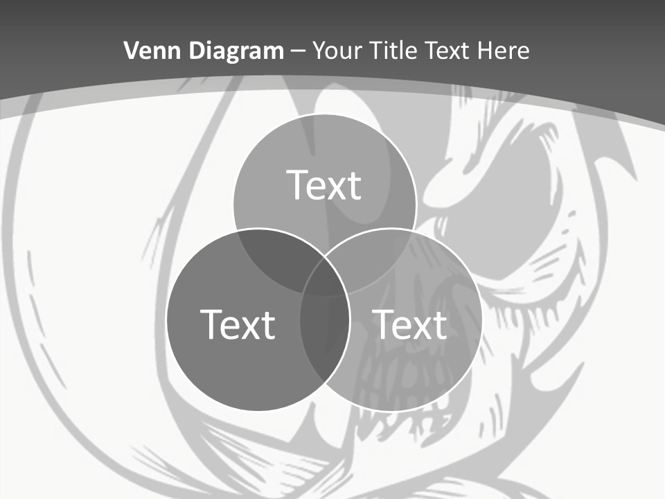 Half Moon Death Corpse PowerPoint Template