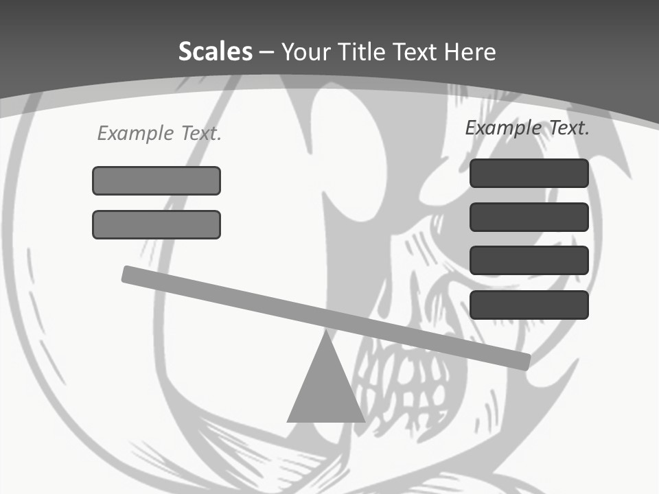 Half Moon Death Corpse PowerPoint Template