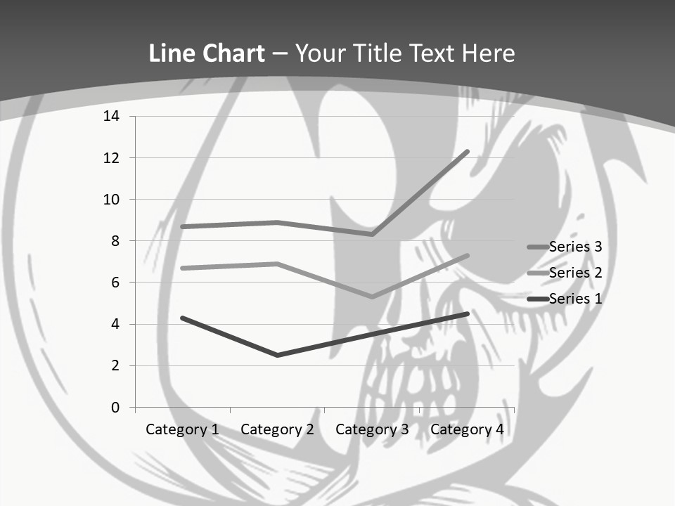 Half Moon Death Corpse PowerPoint Template