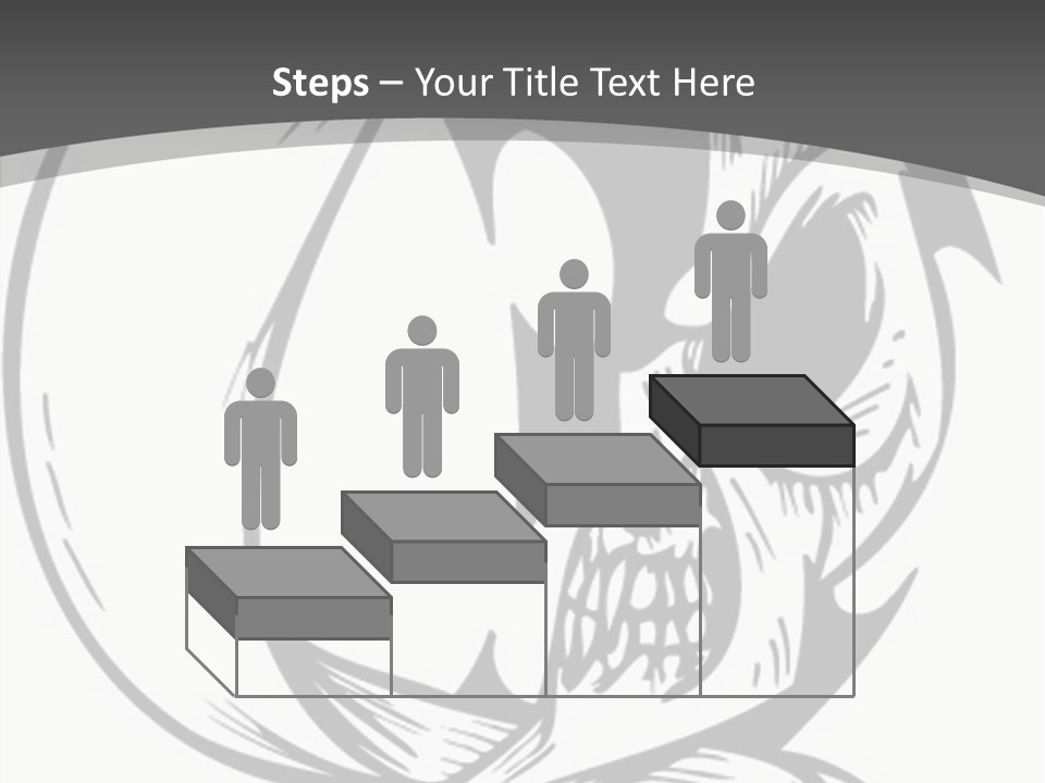 Half Moon Death Corpse PowerPoint Template