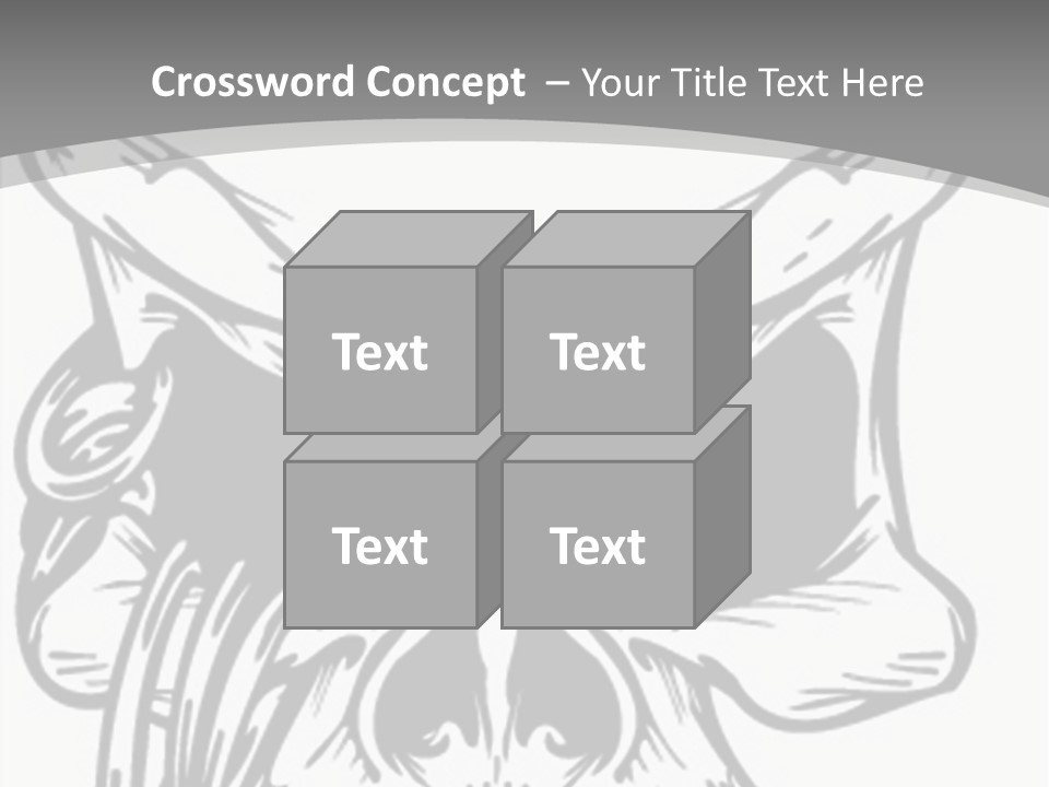 Corpse Illustration Rings PowerPoint Template