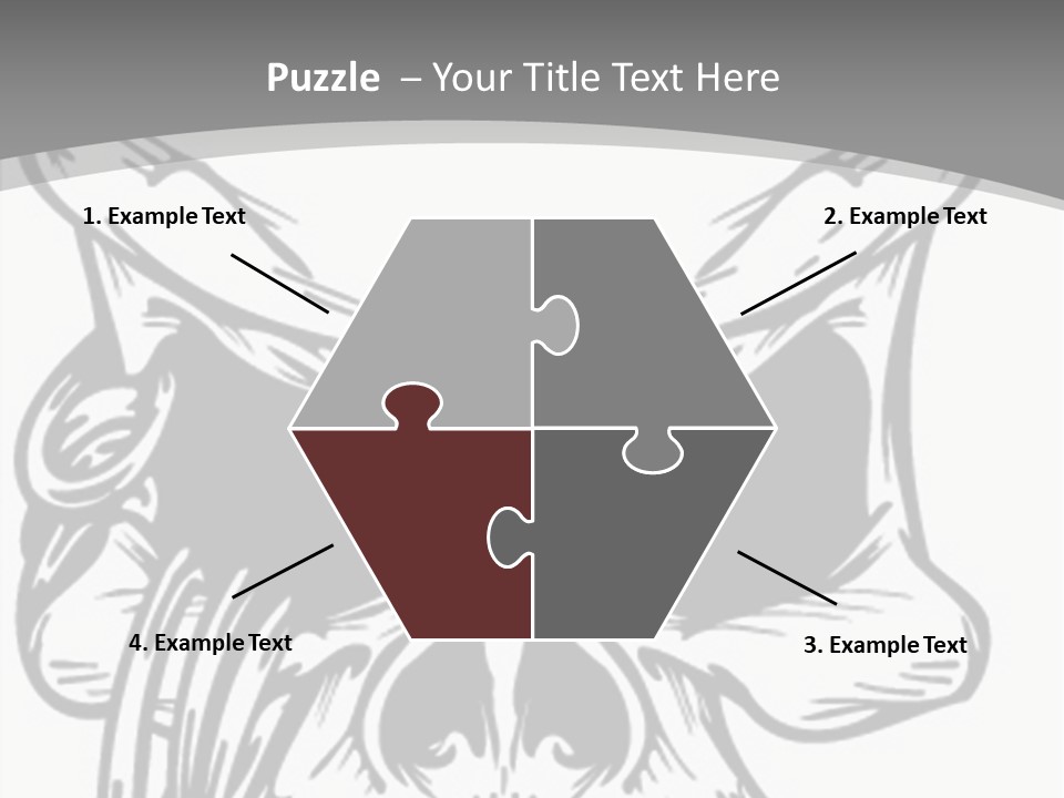 Corpse Illustration Rings PowerPoint Template