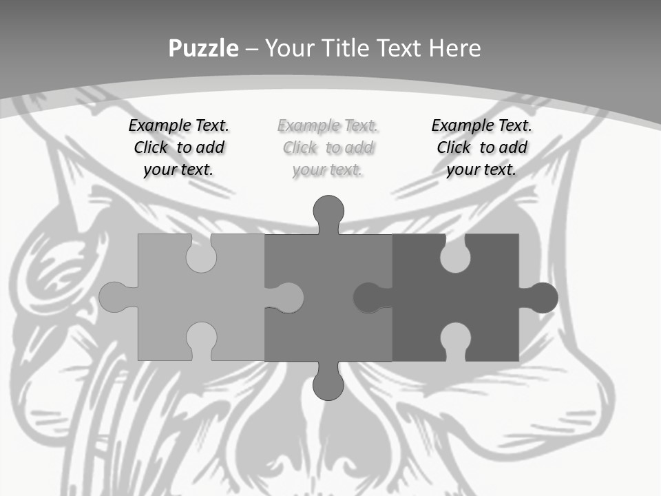 Corpse Illustration Rings PowerPoint Template