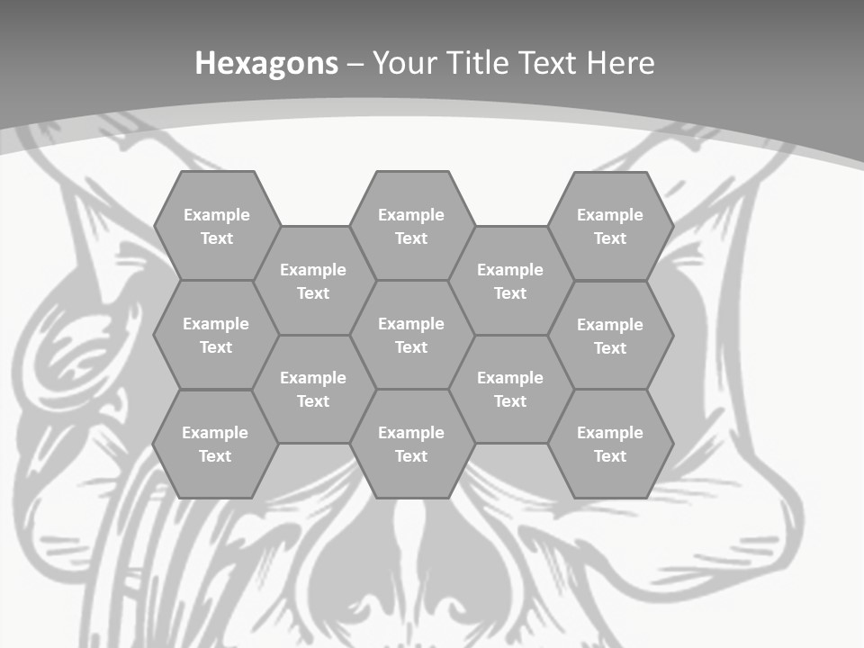 Corpse Illustration Rings PowerPoint Template