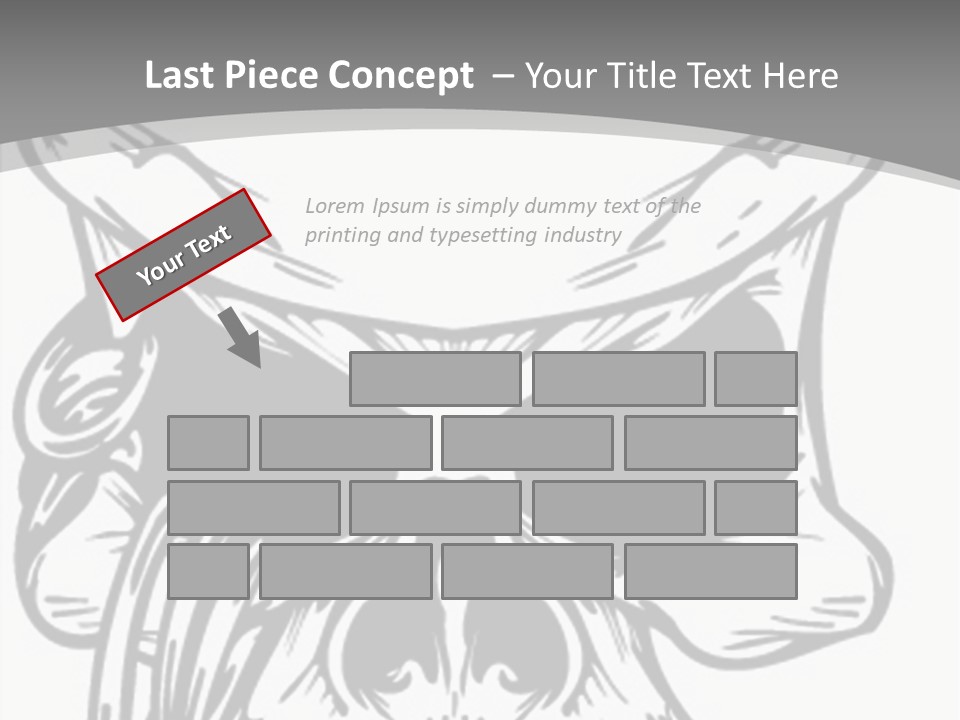 Corpse Illustration Rings PowerPoint Template