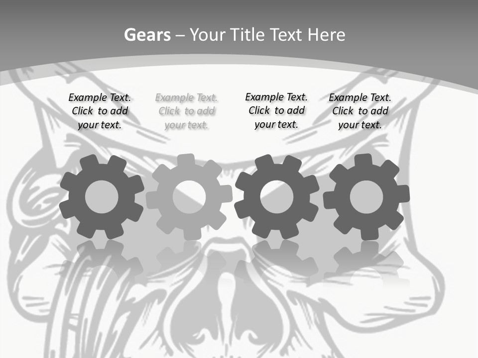 Corpse Illustration Rings PowerPoint Template