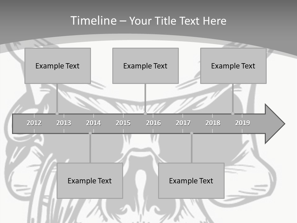 Corpse Illustration Rings PowerPoint Template