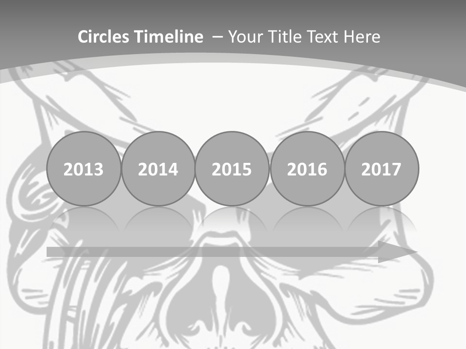 Corpse Illustration Rings PowerPoint Template