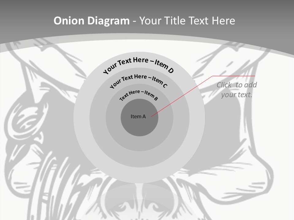 Corpse Illustration Rings PowerPoint Template