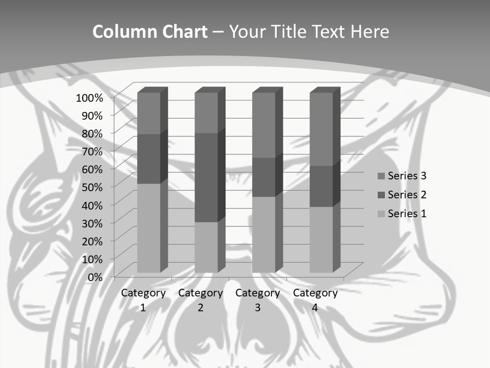 Corpse Illustration Rings PowerPoint Template