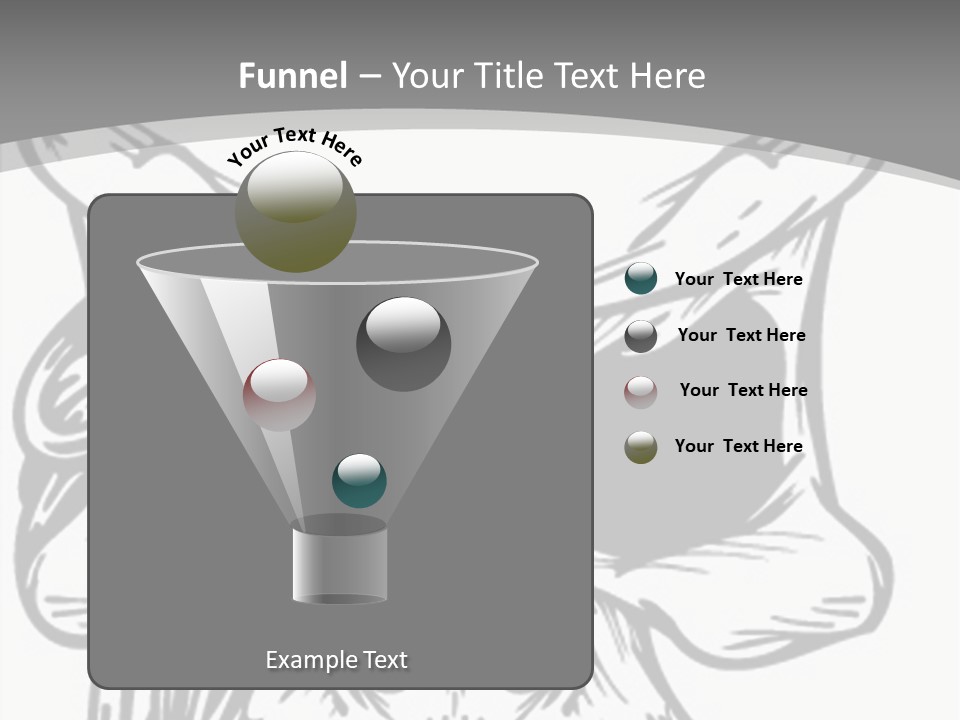 Corpse Illustration Rings PowerPoint Template