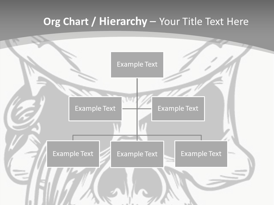 Corpse Illustration Rings PowerPoint Template