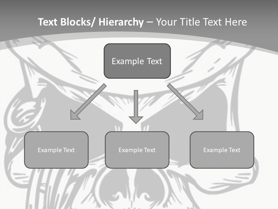 Corpse Illustration Rings PowerPoint Template