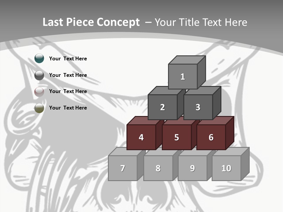 Corpse Illustration Rings PowerPoint Template