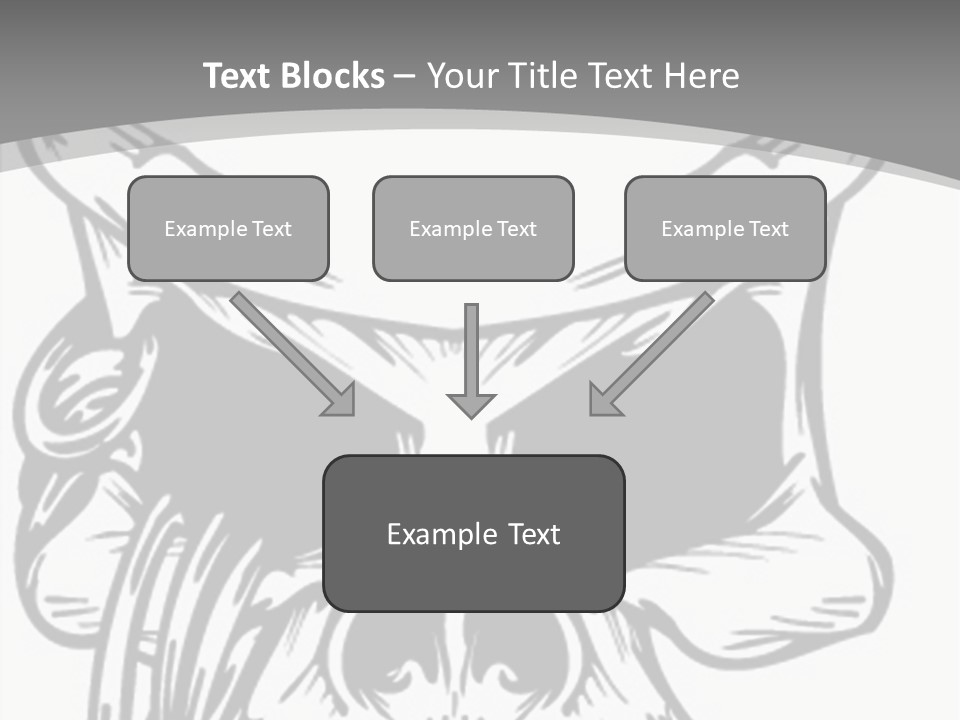 Corpse Illustration Rings PowerPoint Template
