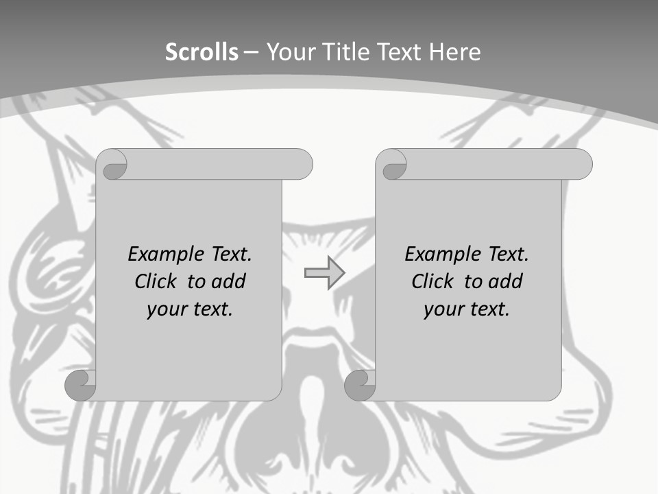 Corpse Illustration Rings PowerPoint Template