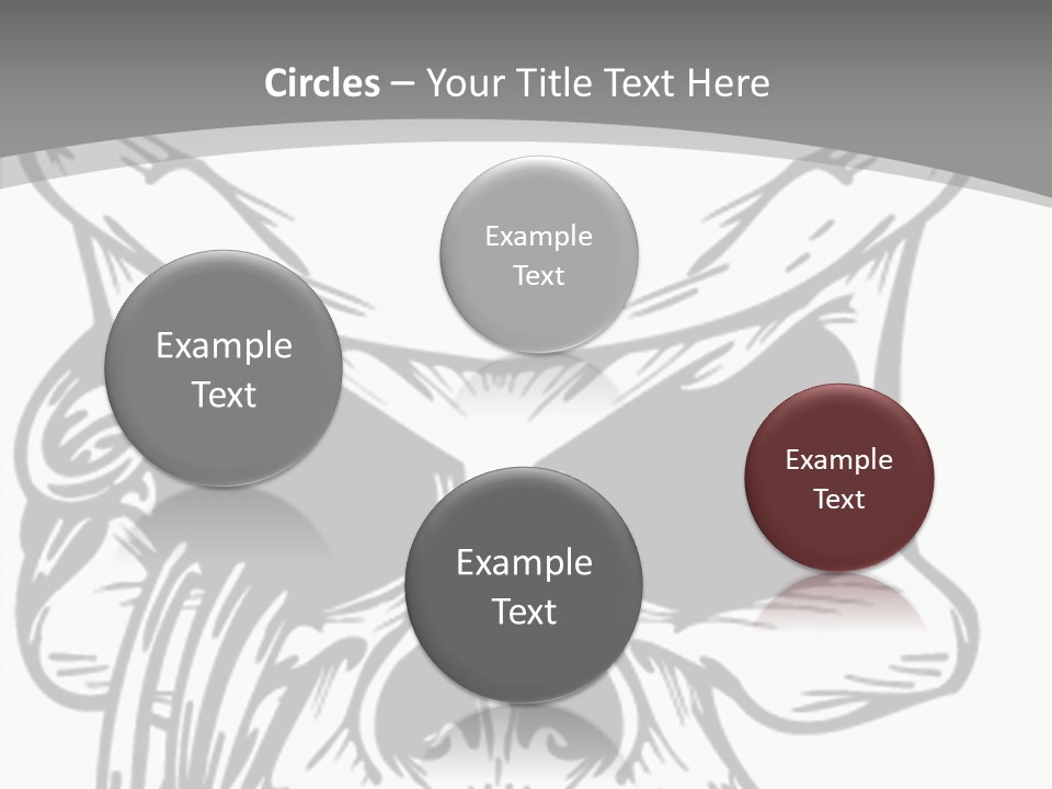 Corpse Illustration Rings PowerPoint Template